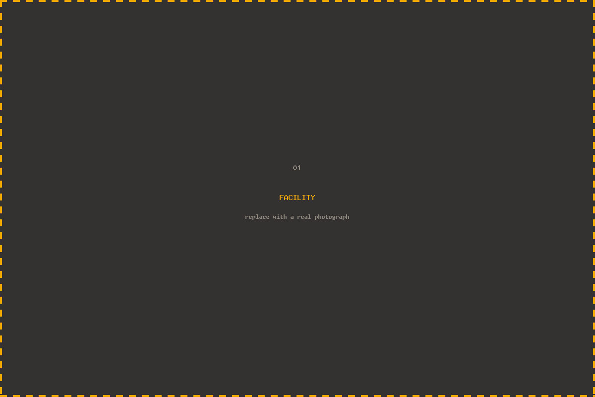 Placeholder - replace with a photograph of facility